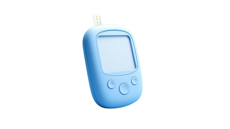 Device for monitoring diabetes blood sugar levels, created AI, PNGの写真素材
