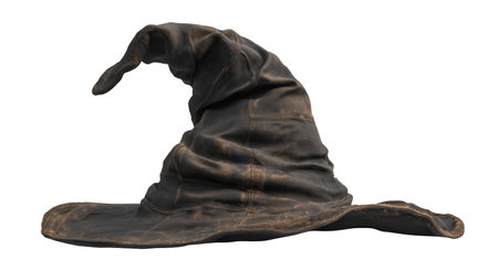 Unique classic wizard hat design, created with AI, PNG