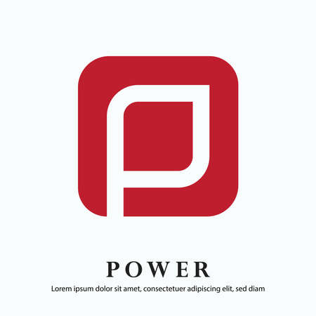 Illustration for power, letter P logo vector design with red color.
perfect for energy symbol, etcのイラスト素材