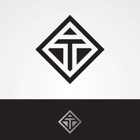 Letter S and B logo modern vector designのイラスト素材
