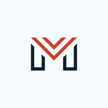 Letter V Logo design concept illustrationのイラスト素材