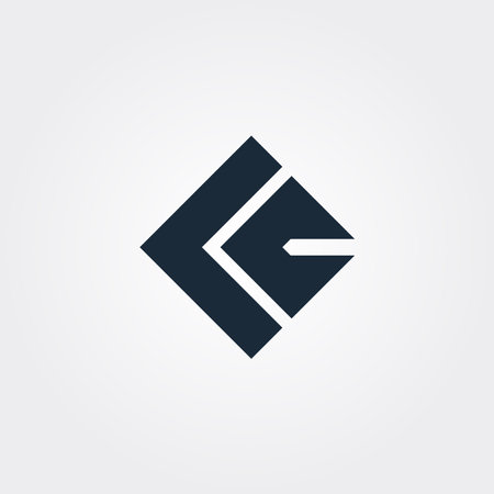 Letter K vector design illustrationsのイラスト素材