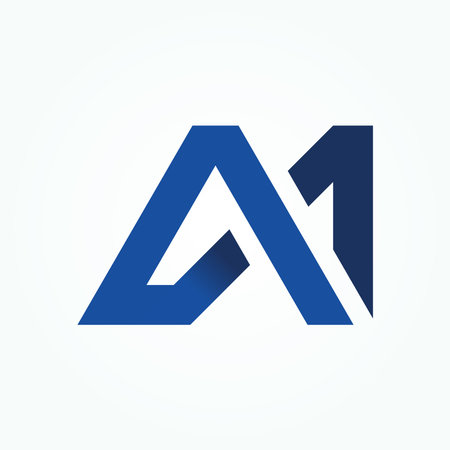 Letter A 1 vector design illustrationのイラスト素材