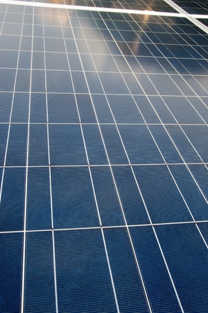 Solar panels roofの写真素材