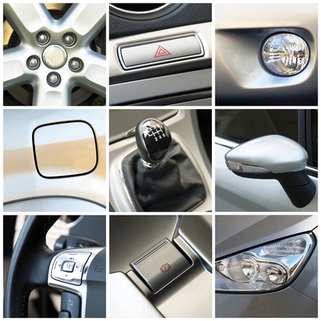 Car collageの写真素材