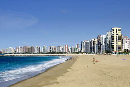 A sunny day in Fortaleza beach - Brazilのeditorial素材
