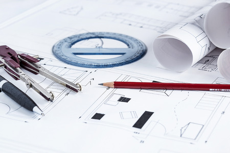 blueprints and work tools 