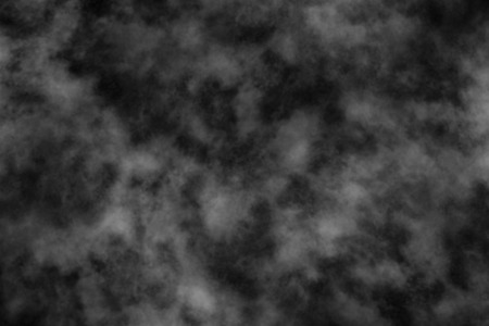 Fog, clouds isolated on a black の写真素材