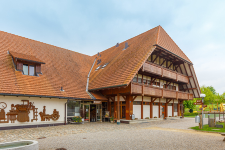 Emmental Swiss Cheese Factory from 21th Centuryのeditorial素材