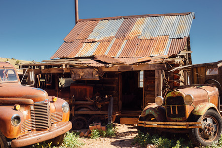 Jerome Gold King Mine & Ghost Townの写真素材