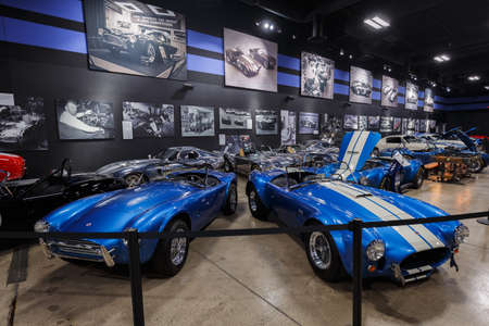 Las Vegas, Nevada, USA - October 15, 2019: Carol Shelby Museum displaying its customized carsのeditorial素材