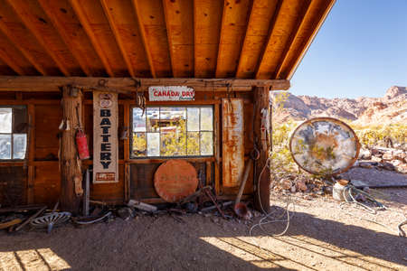 Nelson Ghost Town, Nevada, USA - 4 October, 2019: Nelson Ghost Town, Nelson Cutoff Rd, Searchlight,...