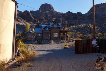 Nelson Ghost Town, Nevada, USA - 4 October, 2019: Nelson Ghost Town, Nelson Cutoff Rd, Searchlight, Nevada, USAのeditorial素材