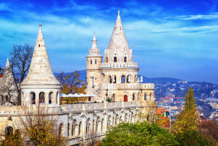 Fisherman's Bastion on the Castle Hill, Budapest, Hungaryのeditorial素材