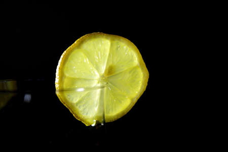 Citron Back Light Macro Fruitの写真素材