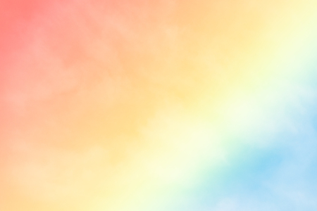 Sun and cloud background with a pastel coloredの写真素材