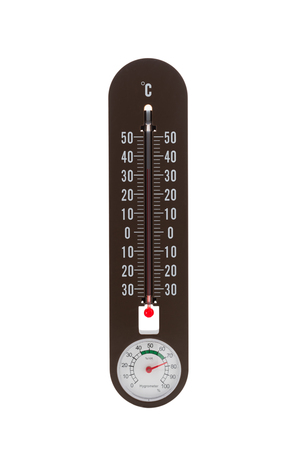 Weather Thermometer Isolated on White Background.