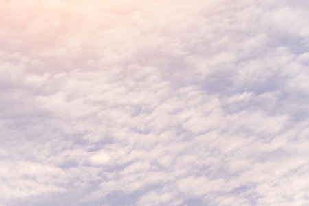 Sun and cloud background with a pastel coloredの写真素材