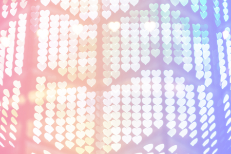 Full colors lights bokeh glitter defocused abstract backgroundの写真素材