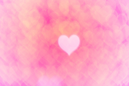 Heart bokeh pastel