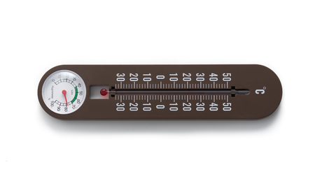 Weather Thermometer Isolated on White Background