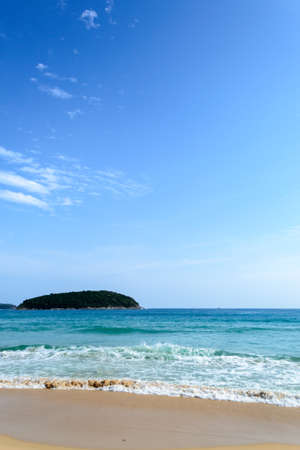 Phuket view at NaiHarn-beachの写真素材