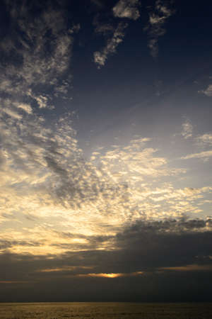 Sunset on the Andaman Sea, Cape Promthep, Phuket, Thailandの写真素材