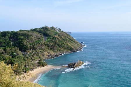 Phuket view at Promthep cape, Phuket, Thailandの写真素材