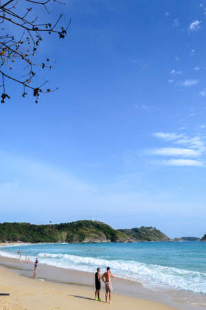 Phuket view at NaiHarn-beachのeditorial素材