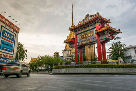 Royal Jubilee Gate, Bangkok, Thailandのeditorial素材
