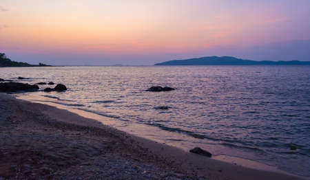 Sunrise over seaの写真素材