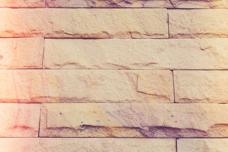 Background of old vintage brick wallの写真素材