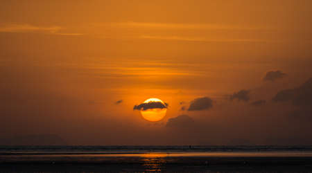 sunrise with clouds