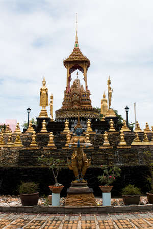 public temple in country Thailandの写真素材