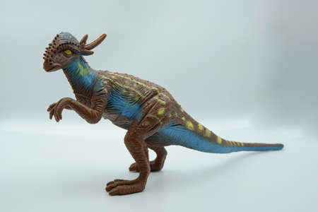Dinosaur toys made from rubberの写真素材
