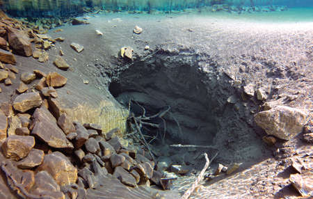tarn in High Tatras underwaterの写真素材