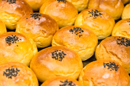 Poppy Seed Bread  Bunsの写真素材