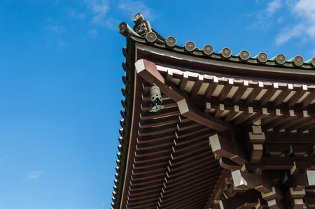 TÅchÅ-ji Temple Roof Detail Fukuoka, Japanのeditorial素材