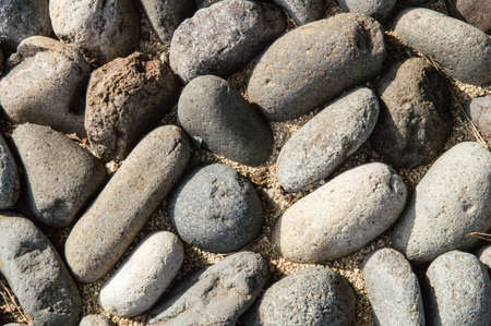 Smooth river stone background 