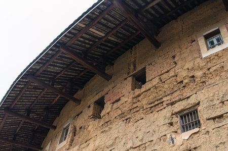 Fujian tulou-special architecture of chinaのeditorial素材