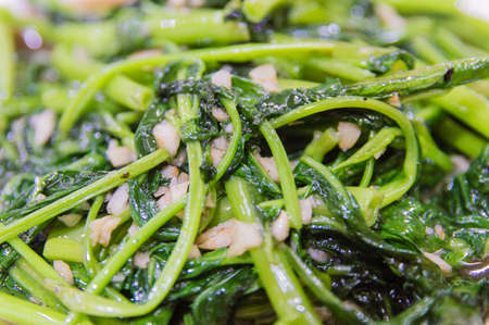 Close up of chinese Stir-fried vegetables.の写真素材