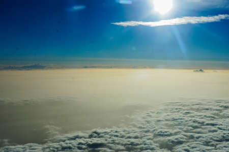 View from airplane.の写真素材