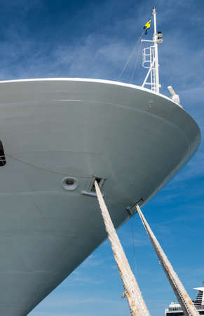 Docked Cruise Shipの写真素材