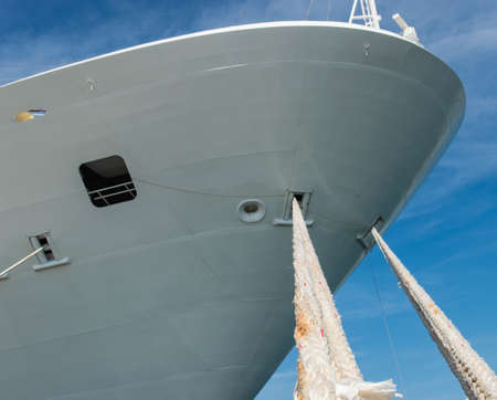 Docked Cruise Shipの写真素材