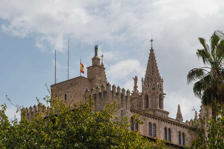 Cathedral in Palma, Majorca, Balearic Islands, Spainの写真素材
