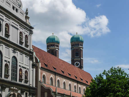 Frauenkirche Munichの写真素材