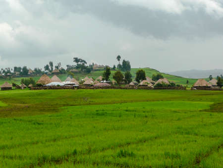 ethiopian villageの写真素材