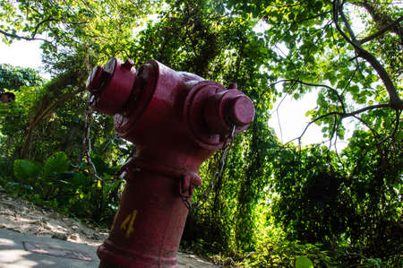 Fire Hydrant on Lamma Island HongKongの写真素材