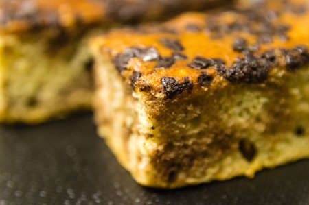 Marble cake Macro Shot.の写真素材