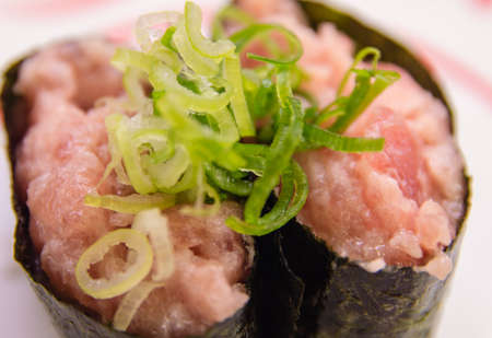 Japanese Cuisine - Minced Tuna Sushiの写真素材